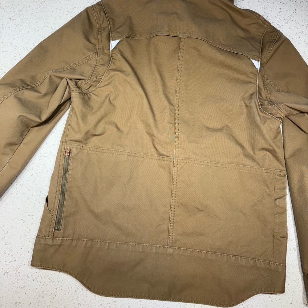 Men’s Levi’s button up tan Jacket - Picture 4 of 14